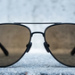 The Matte Black Aviator (Sun)
